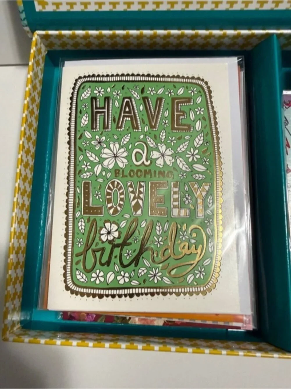 Big Box of Birthdays Card Set 22 Cards Assorted Designs Gift Box
